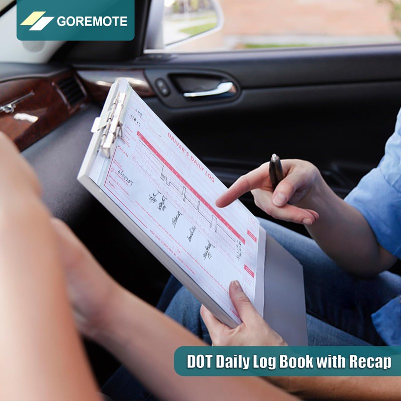 ELD Backup Driver Log Book with Detailed Drivers Vehicle Inspection