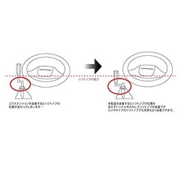 Extension L-Shaped Round Pipe 10x1.25 566291