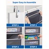JARLINK Over The Door Organizer, 5 Shelf Door Hanging Organizer
