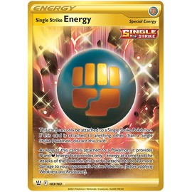 Pokémon Single Strike Energy - 183/163 - Secret Rare - Sword & Shield - Battle Styles - Trading Card - 1