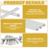 PATIKIL 2mm x 40mm Dowel Pin Stainless Steel, 60 Pcs