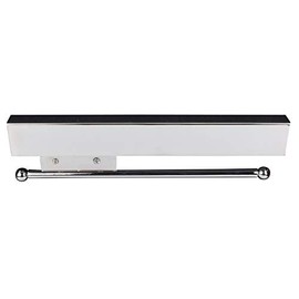 Sliding Wardrobe/Valet Rod, 12" (295mm), Chrome