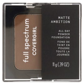 COVERGIRL Full Spectrum Matte Ambition All-Day Powder Foundation, Deep Cool 4