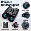 40x22 Binoculars for Outdoor Travel - HD Compact Mini Telescope
