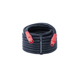 Power Assemblies 4/0 AWG Red Type SC Entertainment & Stage Lighting Cable Rated for 400 Amps, Male/Female Series 16 Camlocks, 10 Foot Cord