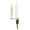 Gullor Heavy Big Rollerball Pen 159, Gold Trim, Black Ink(0.7mm),