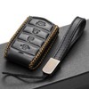 Vitodeco Genuine Leather Smart Key Fob Case Cover Protector with