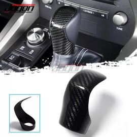JOGON Carbon Fiber Gear Shift Knob Head Cover Trim For Lexus IS IS300 IS350 IS500 14+
