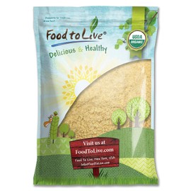 Food to Live Organic KAMUT Khorasan Wheat Flour, 10 Pounds Stone Ground Powder, 100% Whole Grain Meal, Non-GMO, Kosher, Bulk