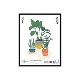 Mainstays 16x20 Basic Black Poster Frame