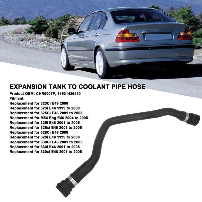 Coolant Pipe Hose 11531436410 Lower Expansion Tank Water Coolant Radiator