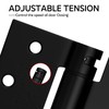 Haidms 3 Pack Self Closing Door Hinges 4 Inch Matte