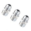(3 Pack) Hydraulic Hose Adapter Fittings: 1/2" JIC 37° Male
