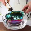 BISDARUN Double Boiler Melting pot with Spoon Set, 400ml Stainless
