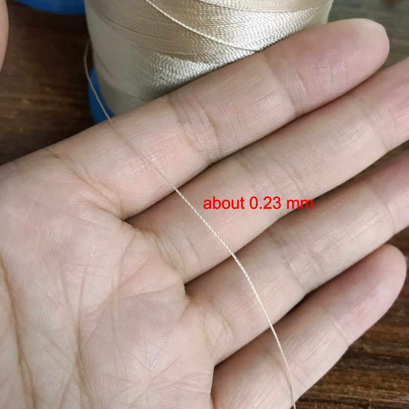 JZK 1500 Yard T70 69# Beige Strong Durable Bonded Nylon
