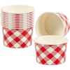 GINGHAM CHILI BOWLS - Party Supplies - 12 Pieces