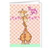 Cute Giraffe Thank You Card - 10 Boxed Note Cards