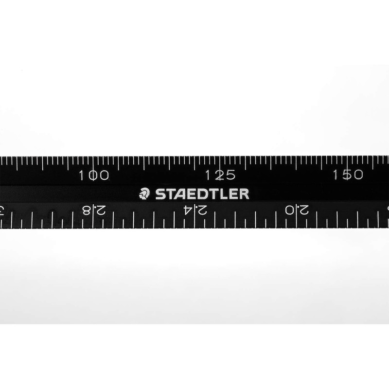 Staedtler Ruler Plastic Model Scale Military Scale Model 561 7-15ML