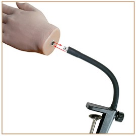 perfeclan Practice Hand for Acrylic Nails with Stand Fake Hand,Bendable,Mannequin Hands for Nails Practice Training Diy, Right skin