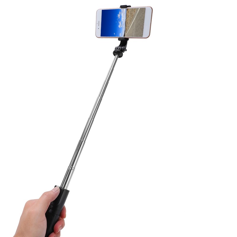 360° Rotation Phone Stand Holder Biuetooth Wireless Remote Telescopic Phone