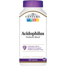 21st Century Acidophilus Probiotic Blend Capsules, 150 Count