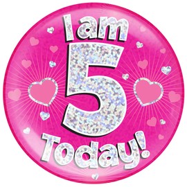 OAKTREE UK 633063 Birthday Badge, Pink