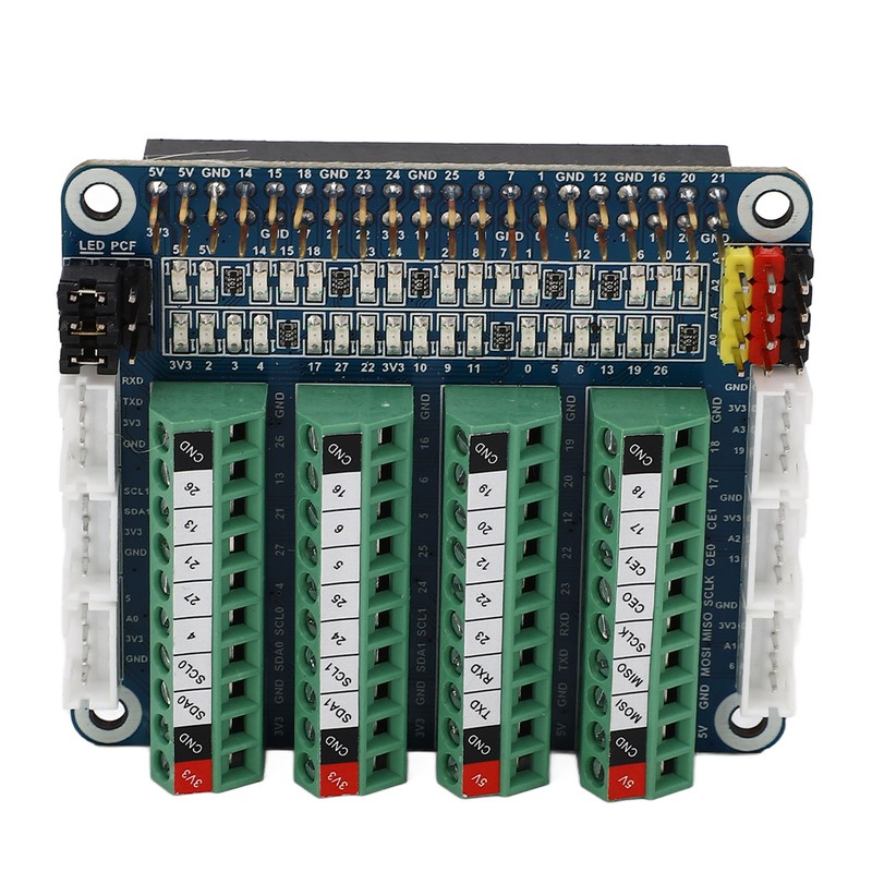 Sensor Expansion Board for 4B 3B CM4 PCF8591 LED GPIO