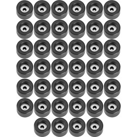 Adam Hall Hardware 4904 M40 AH – Set of 40 Rubber Feet in a Bag, 25 mm x 15 mm, Black