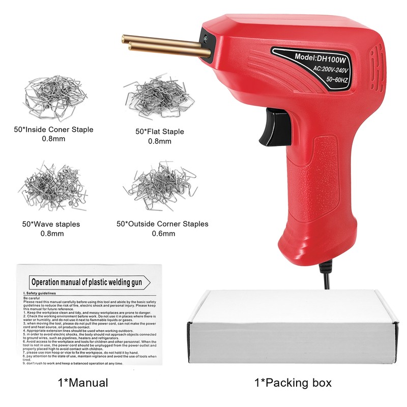 Portable Handheld Plastics Welding Machine Panel Crack Repairs Kit Thermal