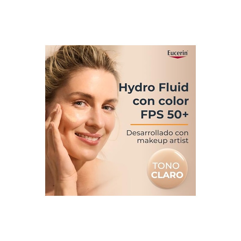 Eucerin Sun Face Hydro-Fluid FPS 50 + Tono Claro 50ml
