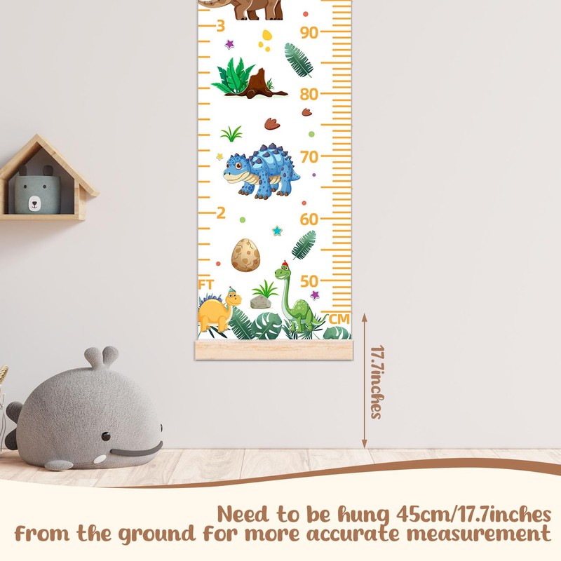 Baby Height Growth Chart, Dragon Theme Decor Height Chart for
