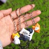 GANPUB 1Pc Random pattern Kitten Key Chain Couple Gift Fashion