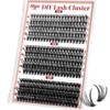 Higu clace Eyelash Extensions, 280 Pieces, 30D + 40D +