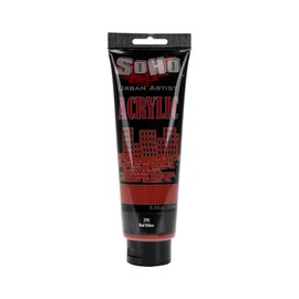 Soho Urban Artist Heavy Body Acrylic Paint - 250 ml Tube - Red Ochre - Thick, Rich Color, Excellent Coverage, Professional Quality - Artists Acrylic Paint