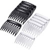 24 Pieces Small Hair Side Combs Plastic French Teeth Hair