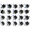 4x Rubber Buffer Anti-Vibration Damper Silent Block Machine Feet Metal