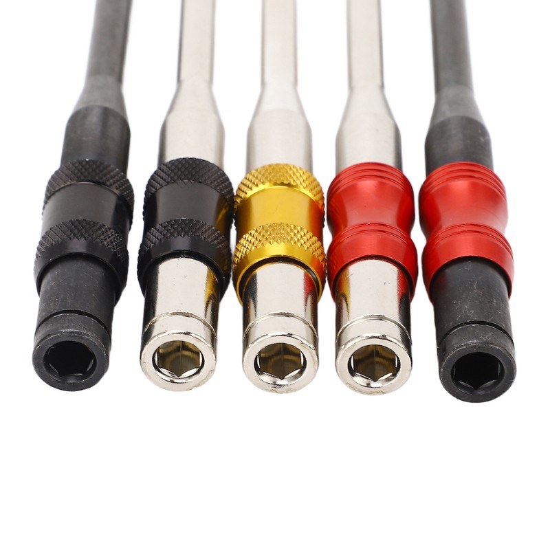 5Pcs Drill Bit Extension 1/4in Hex Shank Magnetic Screwdriver Bit