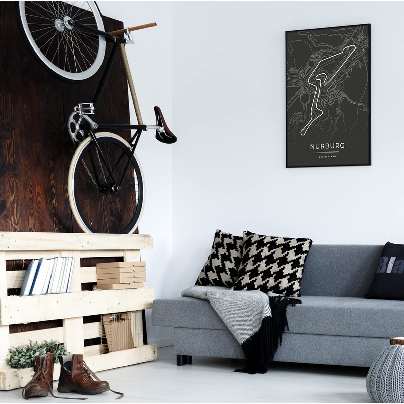 Vacentures Nürburg Race Track Poster - Gift for Motorsport Fans