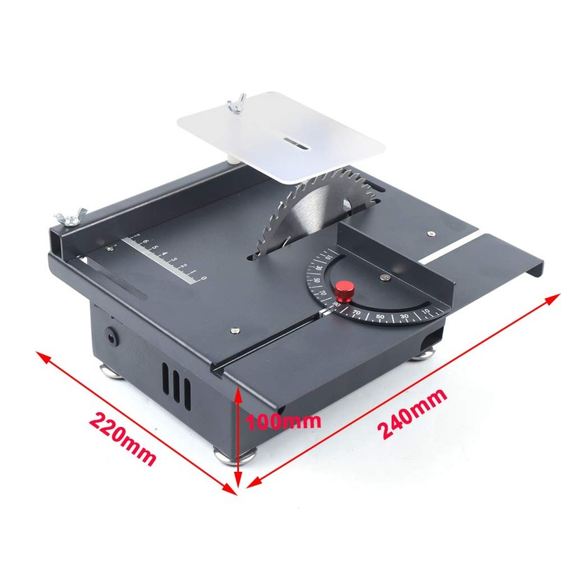 Xuthusman Mini Precision Table Saw Set, Woodworking Sliding Cutting Machine