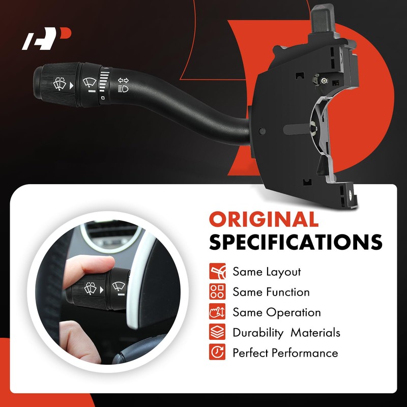 A-Premium Turn Signal Switch, Windshield Wiper Washer, Hazard Warning Flasher,