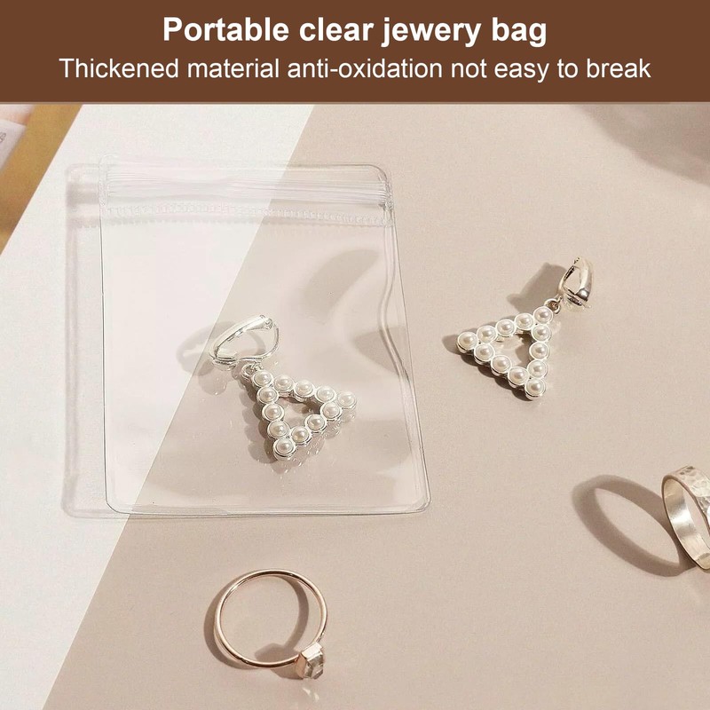 Acrylic Jewelry Box Organizer, Portable Clear Jewelry Organizer Holder with