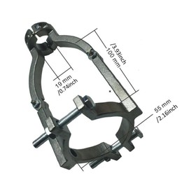 Milageto Fixed Bracket for Square Hole Drill for Bench or Hand Drill, Professional Clamp Diameter Between 38 to 55 mm, #1