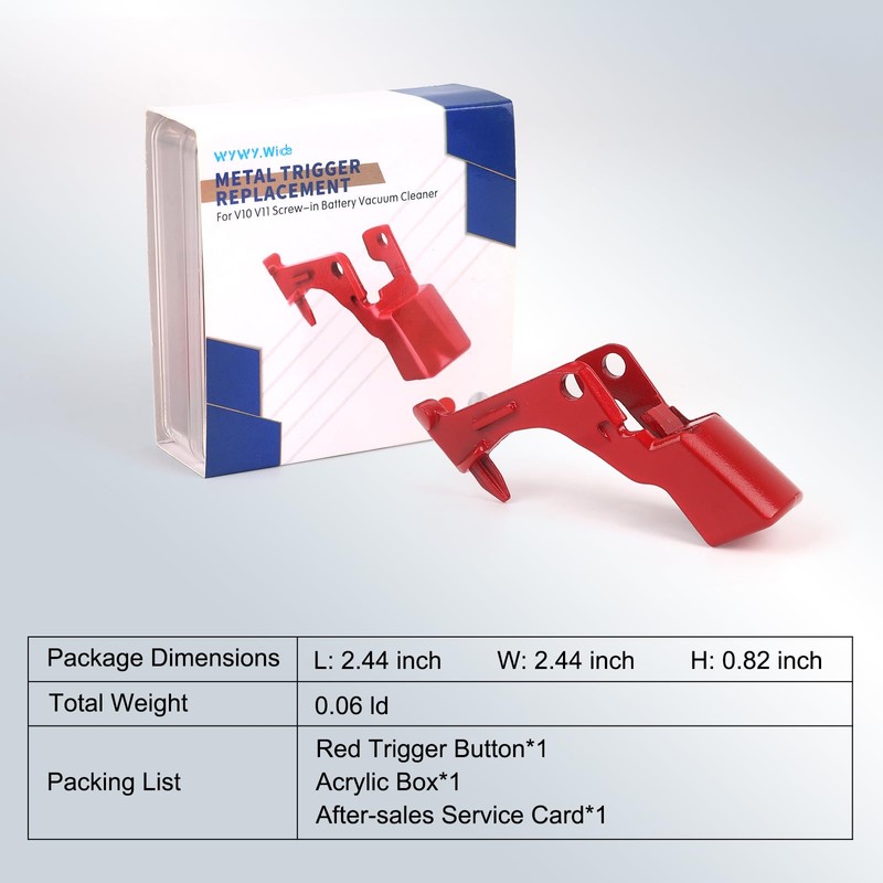 Metal Trigger Switch Button Replacement for Dyson V10 V11 SV12