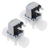 ECSiNG 2Pcs 3/4 BSP Normally Closed Electrical Inlet Solenoid Water