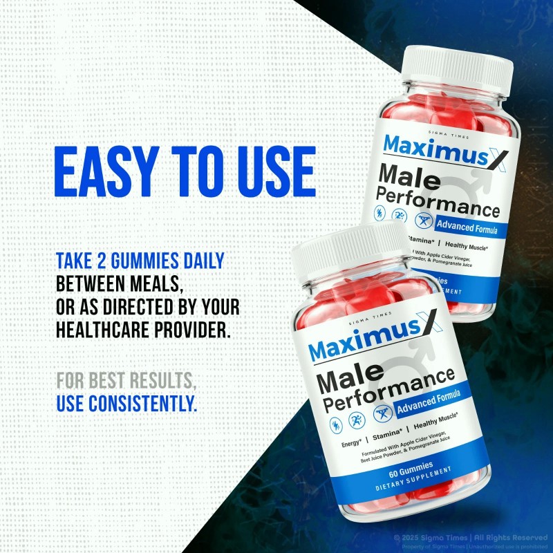Sigma Times Maximus X Gummies - MaximusX Performance Gummy for