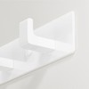 GWAAZXGZ White Coat Rack Wall Mount - 12.5 inch Modern