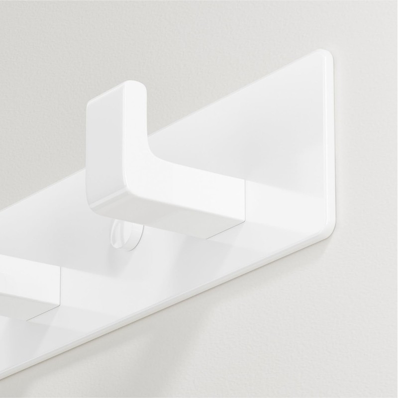 GWAAZXGZ White Coat Rack Wall Mount - 12.5 inch Modern