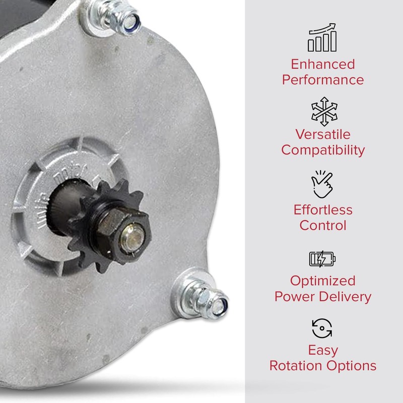 AlveyTech 36 Volt 500 Watt Electric Motor with #25 Chain