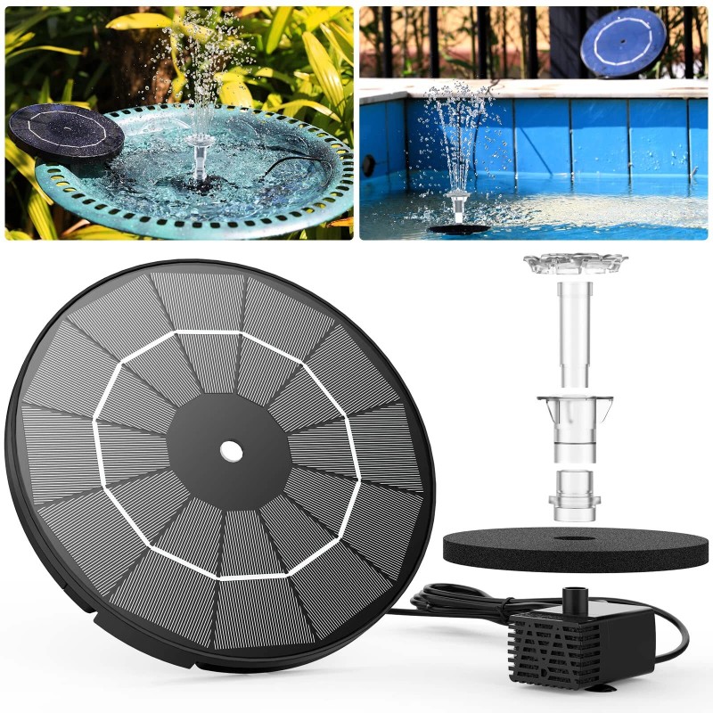 AISITIN 3.5W Solar Water Pump Fountain Eco Friendly Garden Feature