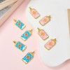 COGCHARGER Tarot Charms for Jewellery Making Rectangular Pendant with Sun